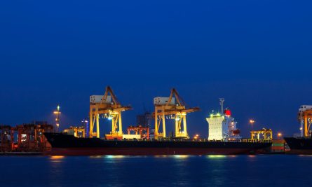 container-cargo-freight-ship-port-twilight